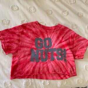 Tie dyed Go Nuts T-shirt